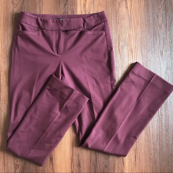 White House Black Market Pants - WHBM plum purple boot cut pants